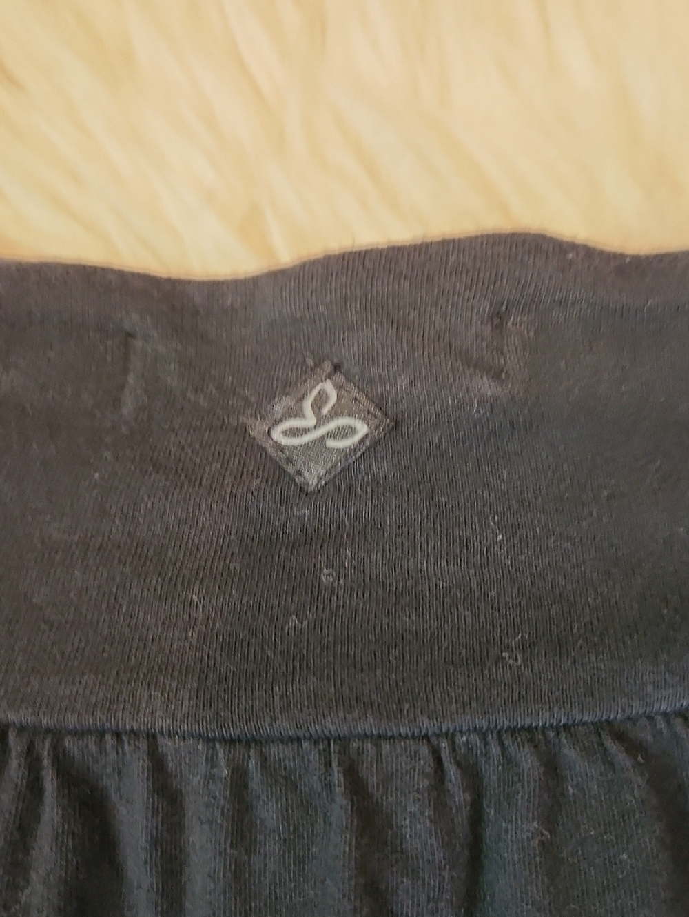 Prana Black Lace Edged Cotton Skirt - Picture 3 of 5